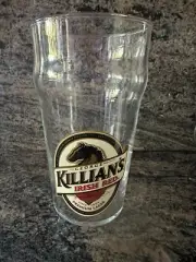 New George Killians Irish Red 16oz Beer Glass. Horse Logo Inscribed On Bottom