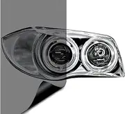 VViViD Air-Tint Smoke Black Gloss Vinyl Headlight Foglight Transparent Tint Wrap Self-Adhesive (16 x 48 2-roll Pack)