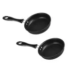 2 Pcs Mini Frying Pan Egg Making Non Stick Pans Skillet Nonstick Child