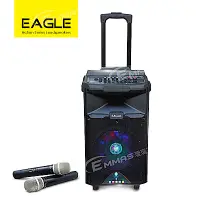 在飛比找Yahoo奇摩購物中心優惠-EAGLE行動藍芽拉桿式擴音音箱 無線麥克風版 ELS-18