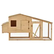 Large Wooden Chicken Coop Rabbit Hutch Hutches Box Coop Cage Run House