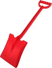 Abaodam Red Portable Sand Shovel for Adults Heavy Duty Beach and Sturdy One Design for Digging and Gardening for Outdoor Fun and Winter Activities