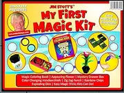Jim Stott's 'My First Magic Kit' for Kids, Magic Tricks Set for Girls and Boys, Appearing Flower, Magic Coloring Book, Mystery Box, Color Changing Handkerchiefs, Exploding Dice, and More