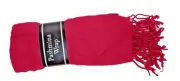 Pashmina Wrap Scarf Magenta Brand New Tags 21 x 72 Made in India 100% Rayon