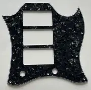 For Fit Gibson SG Standard 3 Pickup Style Guitar Pickguard 4 Ply Black Pearl