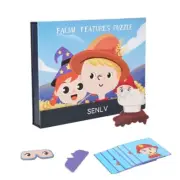 Baby Enlightenment Toy Five Sense Organs Puzzles Jigsaw Education Toy