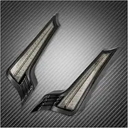 Indicators Flowing Turn Signal Motorcycle LED Filler Panel Light W/Smoke Len Red Brake Turn Signal - Lamp For Harley Touring Road Street Glide 2014-2023 Turn Signal Indicator