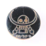 Edward Weevil One Piece Metal Emblem Badge "With protective sticker" F/S