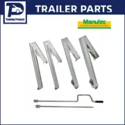 Manutec Caravan Trailer Corner Legs Stabilizer Steadies Stand Leveller 500mm HEX