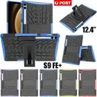 For Samsung Galaxy Tab S9 FE Plus 12.4 Case Shockproof Stand Hard Rugged Cover