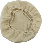 9 Inch Breathable Proofing Bread Basket Cloth, White, Wooden