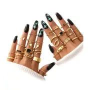 FAXHION 27 Pcs Gold Knuckle Rings Set for Women, Vintage Stackable Boho Snake...