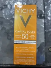 Vichy Capital Soleil SPF 50 Daily Anti Aging Face Sunscreen 50ml/1.69oz. 6-2024