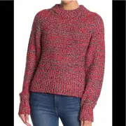 Current/Elliott The Moonshine Sweater, Red/Black, Size 2, Small, NWT