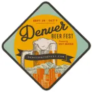 Denver Beer Fest Beer Coaster Denver CO