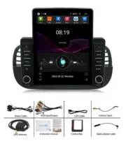 9.5'' Android 10.1 Vertical Car GPS Navigation 1GB+16GB For Fiat 500 2007-2015 (for: Fiat)