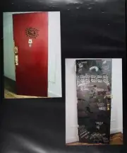 KEITH HARING DOOR GRAFFITI TAG PHOTOS BROOME STREET APARTMENT