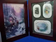 Thomas Kinkade Double Picture Frame Sweetheart Cottage II Print