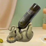 Elephant Wine Rack Bottle Holder Sculpture Cute Housewarming Gift Modern Wine