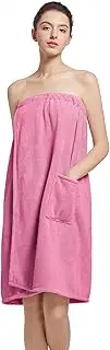Women'S Soft Wrap Towel Full Length，Bath Robe After Shower Female Plush Long，Spa Bathrobes Lightweight With Pockets
