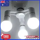 3 in 1/4 in 1/5 in 1 E27 to E27 Socket LED Light Lamp Bulb Adapter Holder