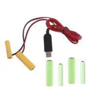 1 in 2 USB Power Converter AAA+AA Eliminators Replace 3Pcs 1.5V AAA+AA