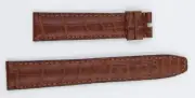 Watch Strap Alligator Dark Brown Matt