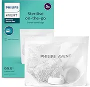 Philips Avent Microwave Steam Steriliser Bags, 5-pack, SCF297/05, Packaging may vary