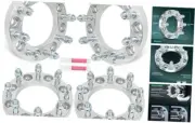 4Pcs 8x6.5 Wheel Spacers 1 inch Bore 126mm Studs 9/16" 8 Lug Wheel Spacers No