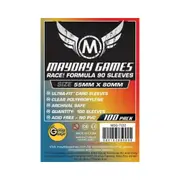 100pc Mayday 55x80mm Race Formula 90 Card Sleeves Case Protector Game Accessory