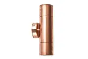 Pillar Light Up/Down GU10 Copper IP65 Round Back Plate