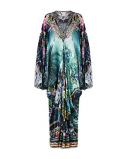 Camilla Silk Kaftan Swim Cover-Up