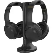 AVANTREE HTD6129B Dual 2.4G Wireless Headphone Duet With Charging Dock Set
