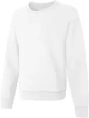 Hanes Girls' Ecosmart Fleece Crewneck Sweatshirt, White -Size Small