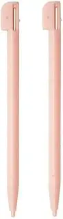 2x Pink Replacement Stylus Touch Screen Pens, Compatible with Nintendo DS Lite (DSL)