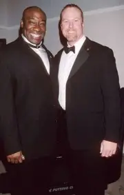 Michael Clark Duncan and Mark McGuire during 2000 ESPY Awards at M- Old Photo