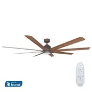 ThreeSixty Smart Kensington 72" ABS DC Ceiling Fan with 18W LED Light & Remote