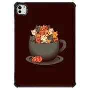 iPad Pro 11-inch (M4) iPad Impact Case Kitten Latte Overflow Cat
