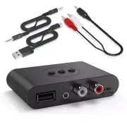 Bluetooth 5.3 Audio Receiver NFC USB U Disk 3.5mm AUX USB Stereo Music 2200