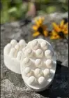 3 Massage Bars Hand-poured CRANBERRY Goat Milk Bath Soap