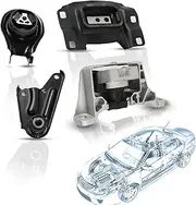 COPACHI Engine Mount Set Fits for Mazda 3 2.0L 2010-2013, Engine Motor Mounts Replace OE A4444 A4405 A4418 A4421 After-Market Parts 1 Year Warranty