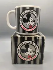 The Walt Disney Company Mug Mickey Mouse Club RWS Mobilo Black White Vintage