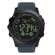 PR1-2 Smart Watch IOS Android Information Remind Pedometer Remote Camera Electronic Waterproof Fitness Men Bluetooth Watch - Blue