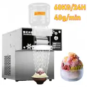 60KG/Day Snowflake Machine Ice Shaving Machine Ice Shaver Snow Cone 110V/220V