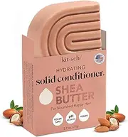 Kitsch Shea Butter Conditioner Bar for Hair Hydration | Nourishing Hair Mask | Made in US | Eco-Friendly Zero Waste Solid Bar Conditioner | Moisture for Dry Hair | Works w/Natural Shampoo Bar, 2.7oz