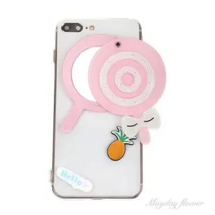 【現貨商品】帶鏡子冰淇淋棒棒糖iPhone系列手機殼