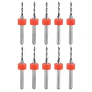 10pcs 1.6mm Tungsten Carbide CNC Engraving Print Circuit Board PCB Drill Bits