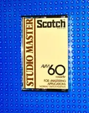 SCOTCH STUDIO MASTER AVM 60 BLANK CASSETTE TAPE (1) (NEW)