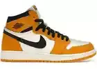 Size 7Y - Jordan 1 Retro High OG Yellow Ochre (GS) FD1437-701