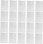 HOODANCOS 20pcs Transparent Book Cover Clear Book Cover Protective Covers for Books Soft Cover Book Protector Book Sleeve Book Covers Book Protection Book Covers for Hardcover Plastic